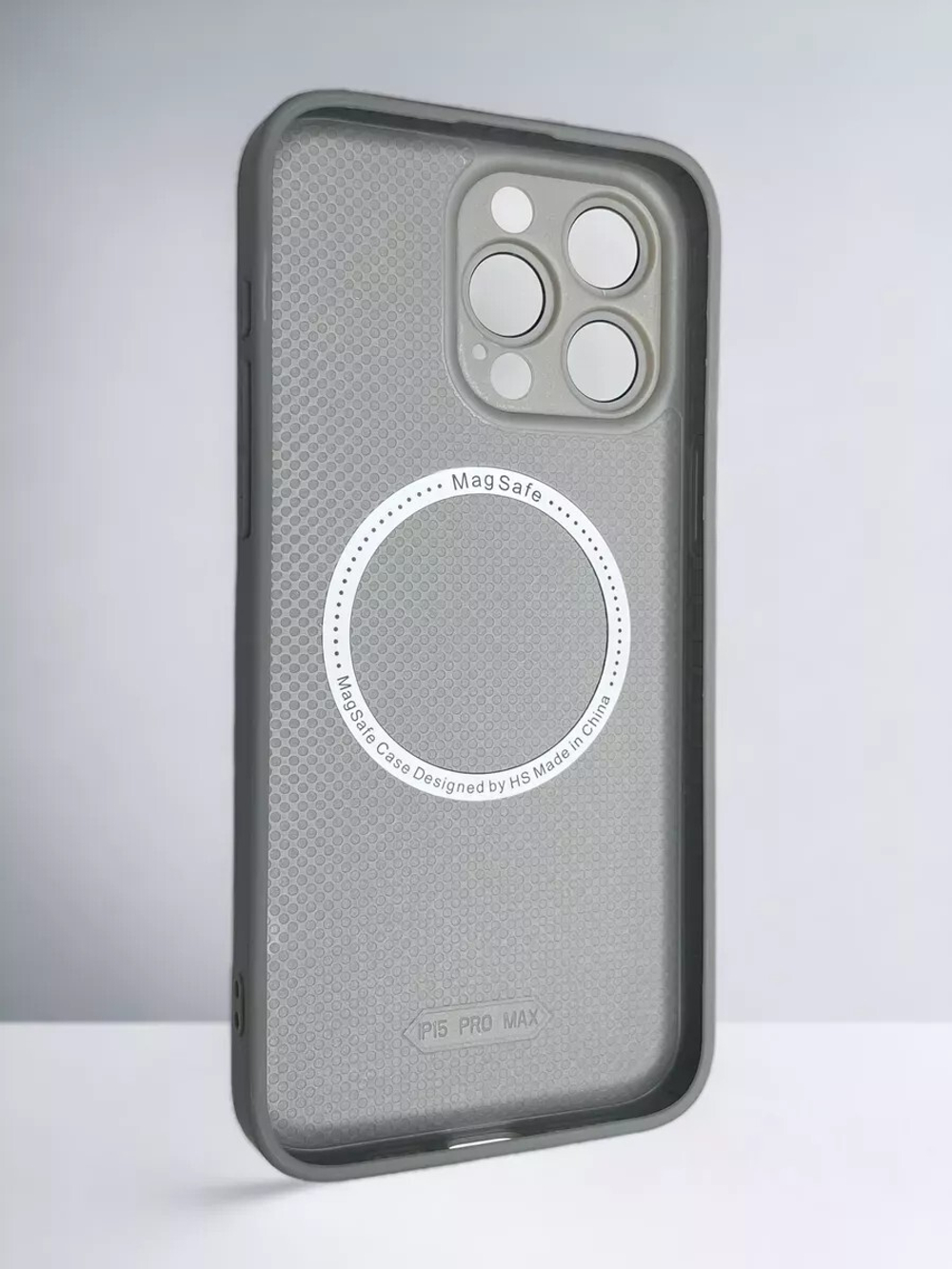 Чехол накладка AG на iPhone 15 Pro Max, Titan Grey
