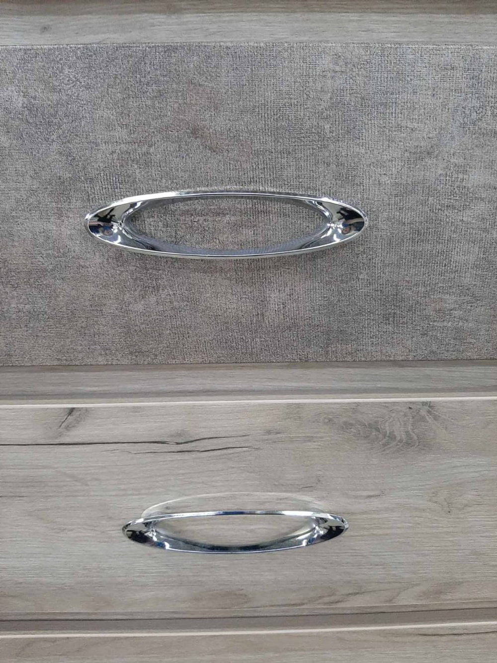 Шкаф 3-х ств с ящиками Дакота серый крафт/тиз серый  540