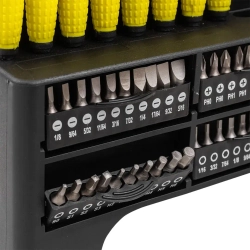 Набор отверток и бит 100пр.,на пластиковом стенде WMC TOOLS WMC-10100