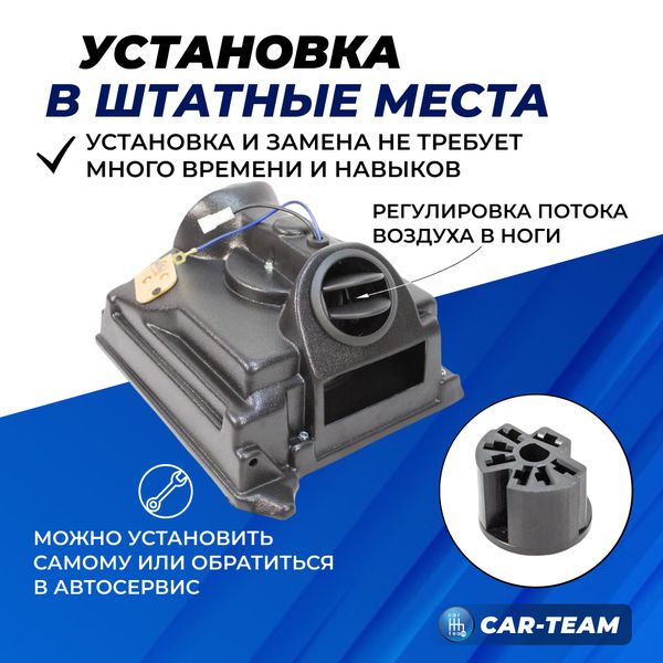 Отопитель (печка) на ВАЗ 2104, 2105, 2107 (3 скорости)