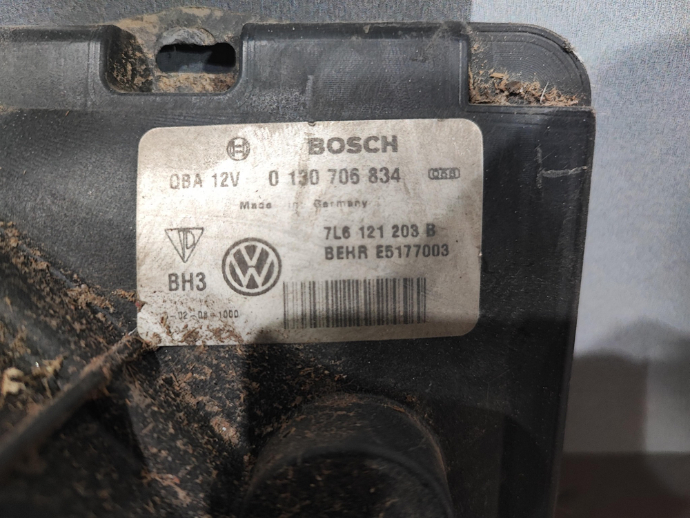 Вентилятор охлаждения Volkswagen Touareg 1 БУ Оригинал 7L6121203B