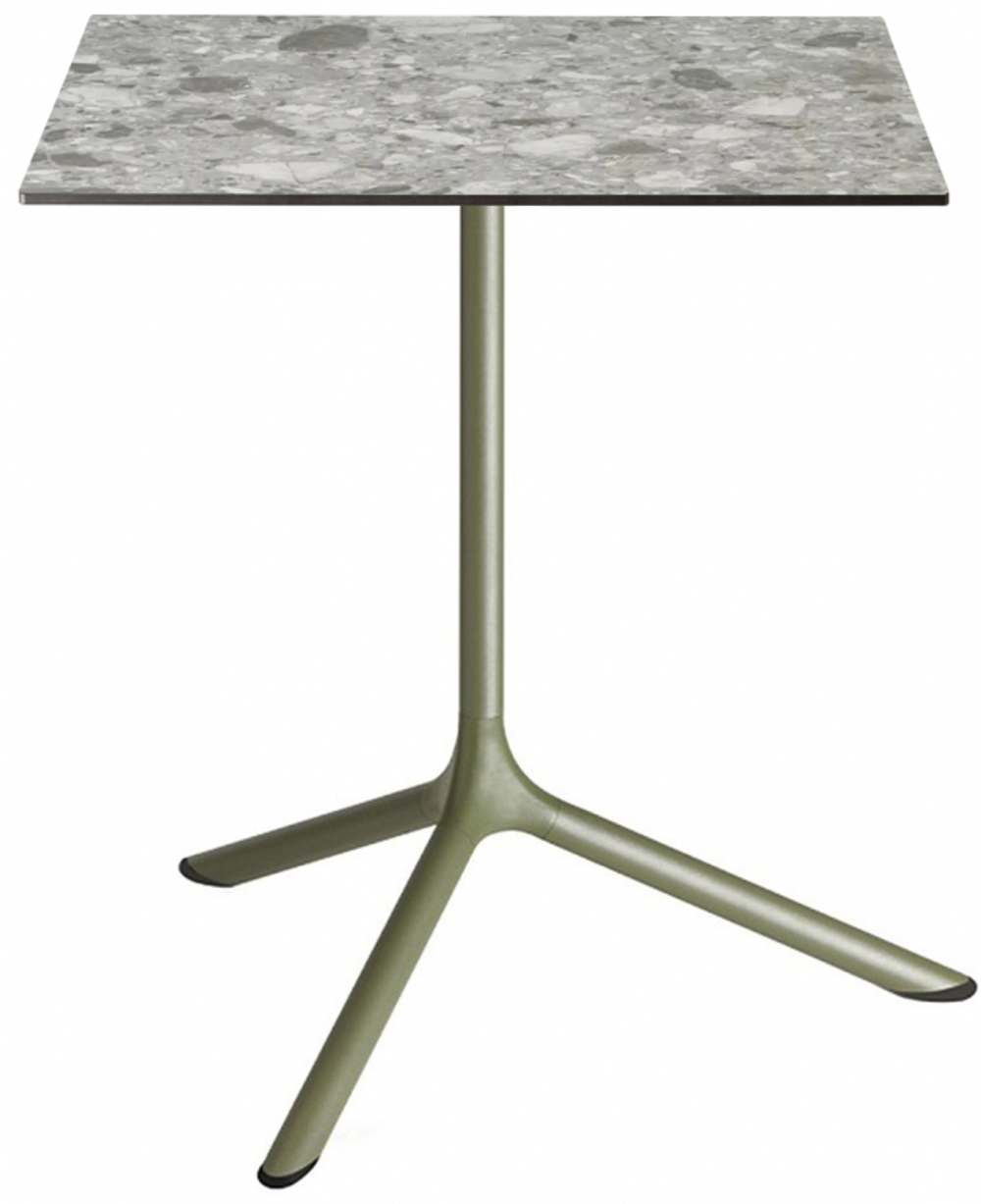 Стол ламинированный обеденный складной Scab Design Tripe Maxi Folding, оливковый, зернистый