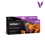 Набор красок Vallejo Game Color Set: Fire Dragons by A.Giraldez - обновленная формула 2024
