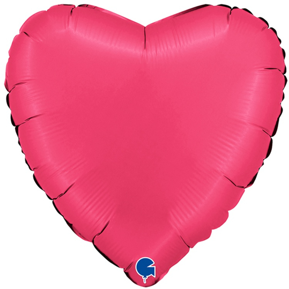 Шар фольгированный Сердце 46 см (Розовый)