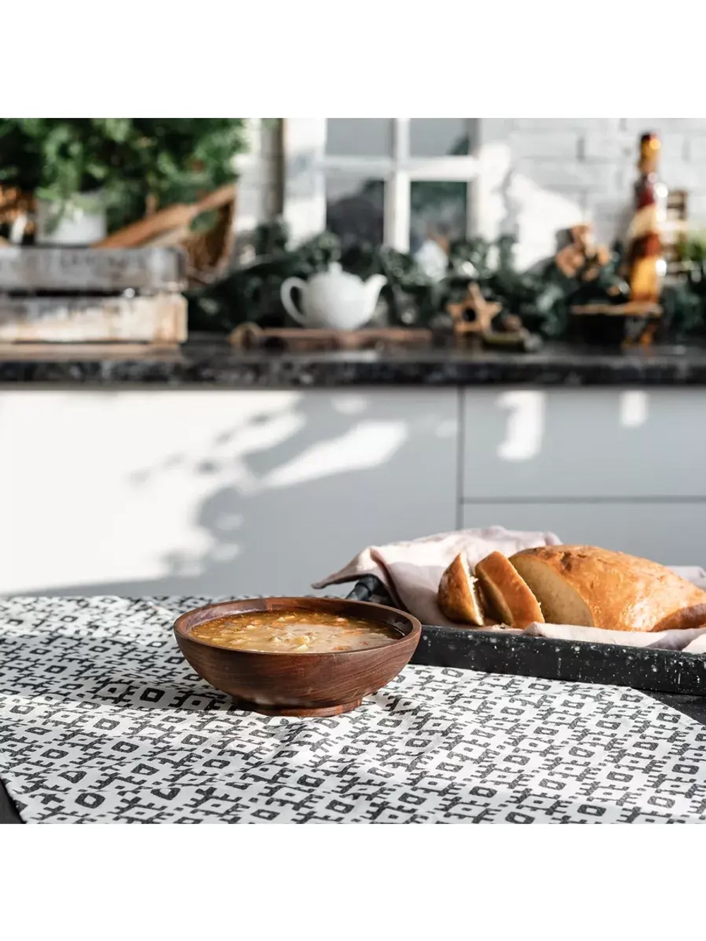 Тарелка деревянная глубокая из кедра 17 см