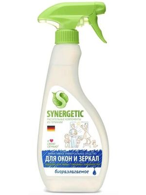 Средство для мытья окон и зеркал Synergetic спрей 500 мл