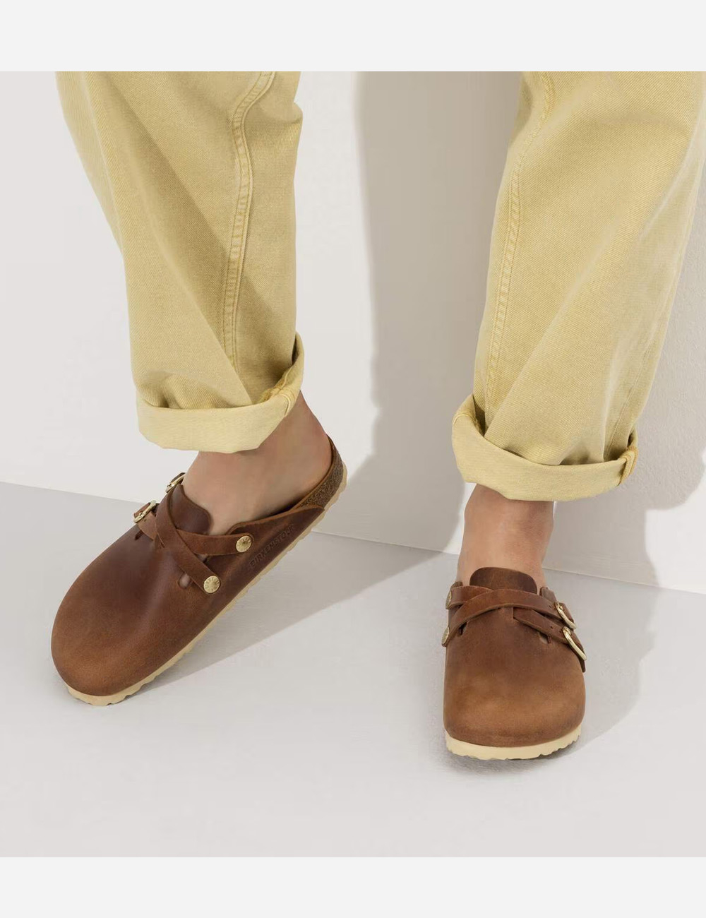 Birkenstock Boston Blair Leather "Cognac"