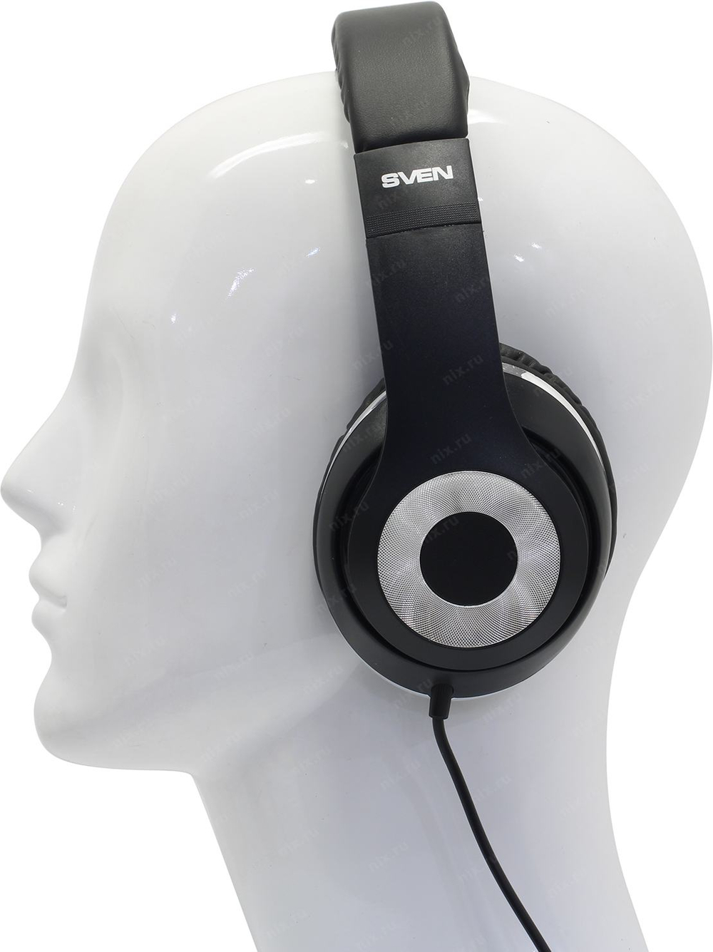 Наушники с микрофоном SVEN AP-930M  <Black-Silver>  (шнур 1.3м)