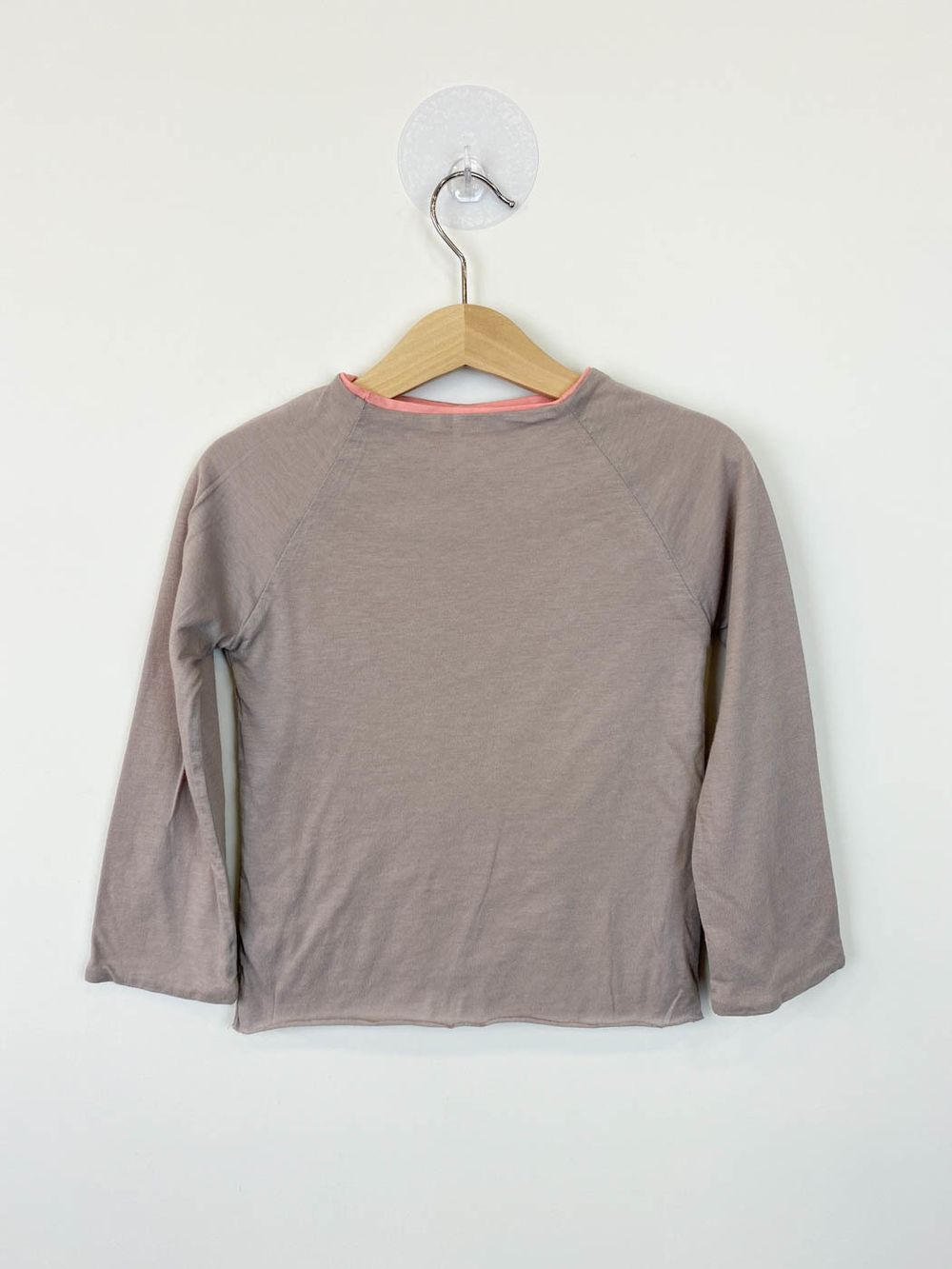 Лонгслив коричневый, 92