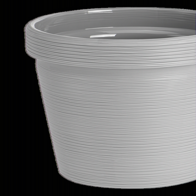 Кашпо для цветов пластиковое 2,35л d-16,5см «Терра» Фраппе