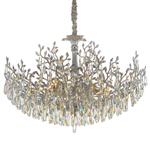 Citilux RITZ CL310121 Люстра хрустальная подвесная Хром