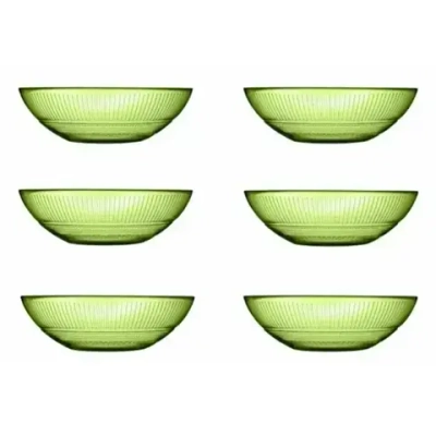 Набор тарелок суповых LUMINARC Луиз 6шт 20см шартрез