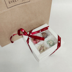 Конфеты из бельгийского шоколада ручной работы "Новогодние шары"