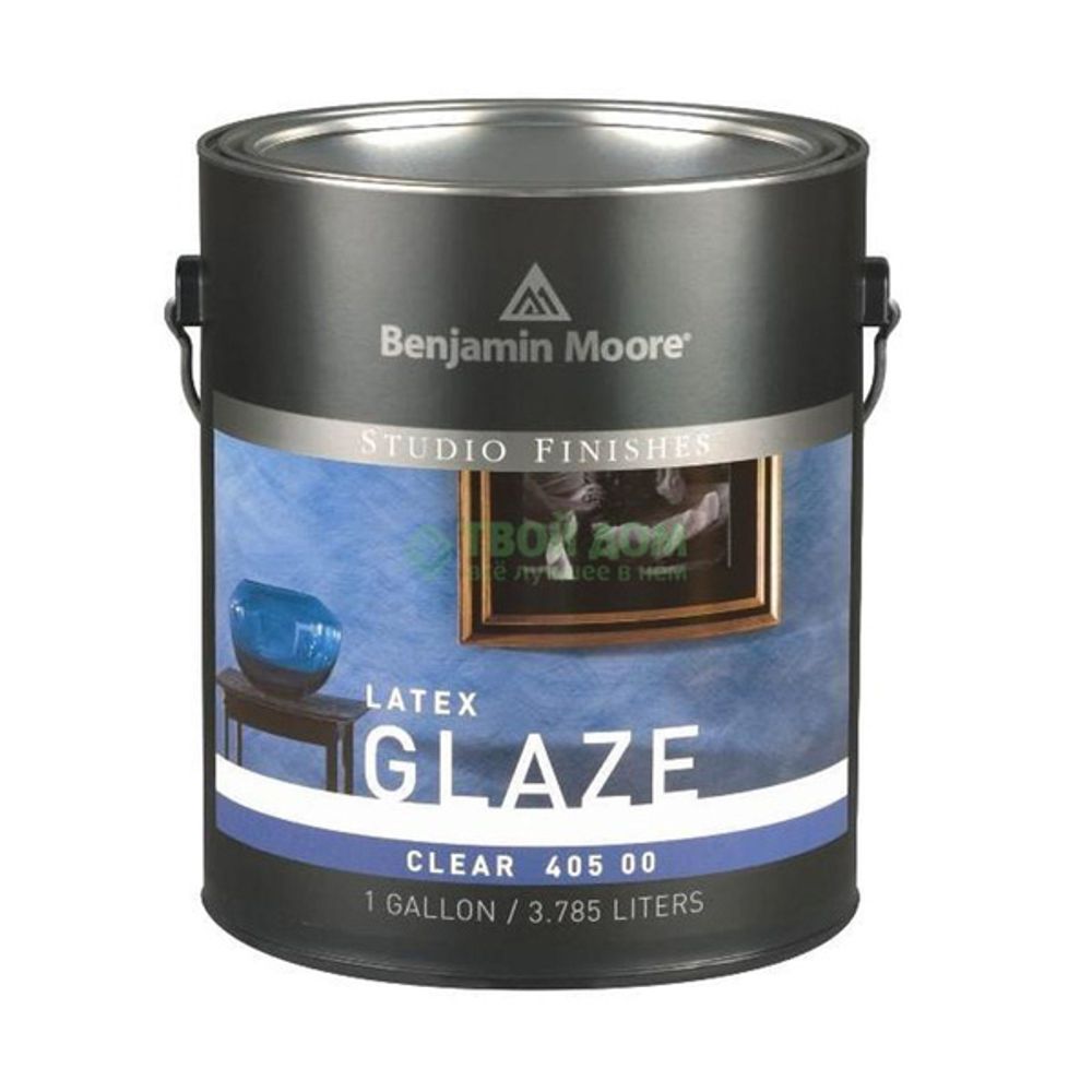 Benjamin Moore 405 Glazing Liquid . Акриловое латексное глазурное покрытие « под старину» для внутренних работ.