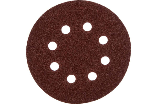 Круг шлифовальный СТАНДАРТ (5 шт; 125 мм; 8 отв; Р40) Зубр 35350-125-040