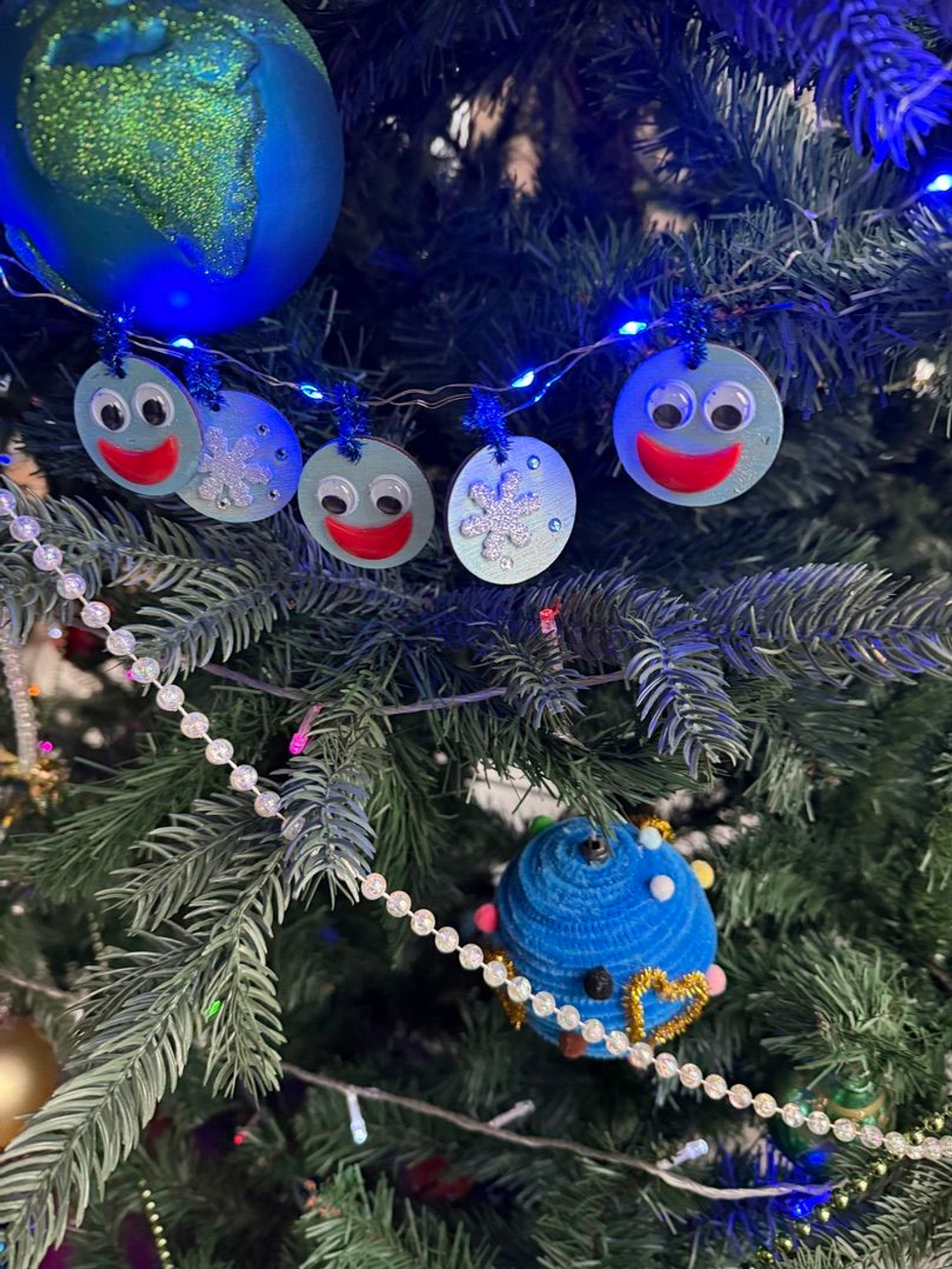 Новогодняя гирлянда своими руками "Новогодний венок"