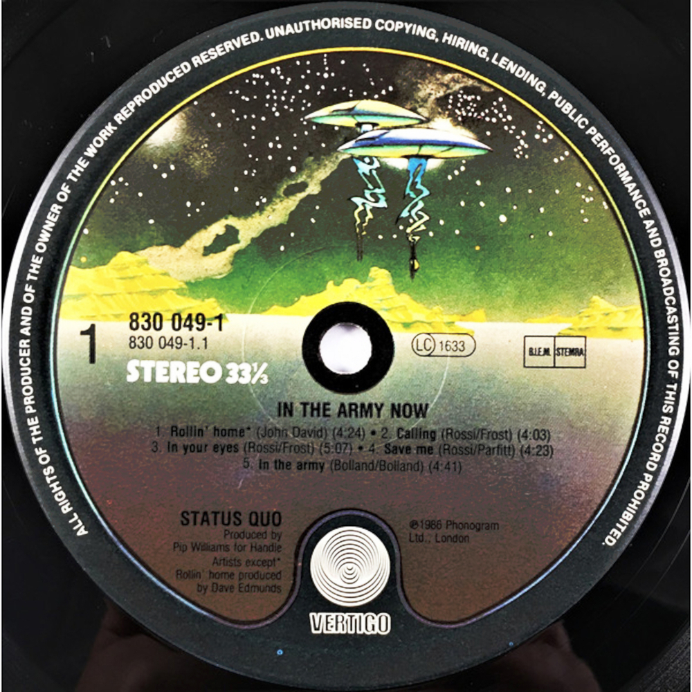 Status Quo / In The Army Now (LP)