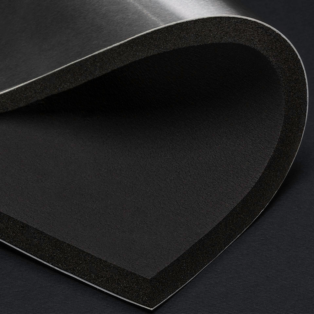 Рулон теплоизоляции из вспененного каучука ST самоклеящийся с покрытием AD AL CLAD