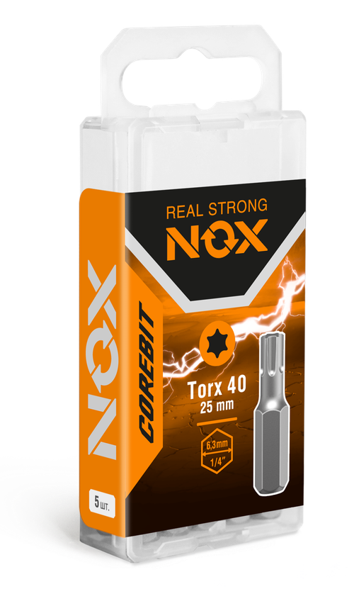 Бита С6,3 Tx40-25, 5 шт бокс COREBIT