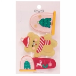 Зажимы для волос 3шт «Christmas story- Чудесные друзья», 6,5*10,5см