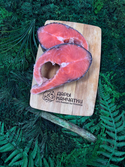 Кижуч стейк с/м в/у, кг