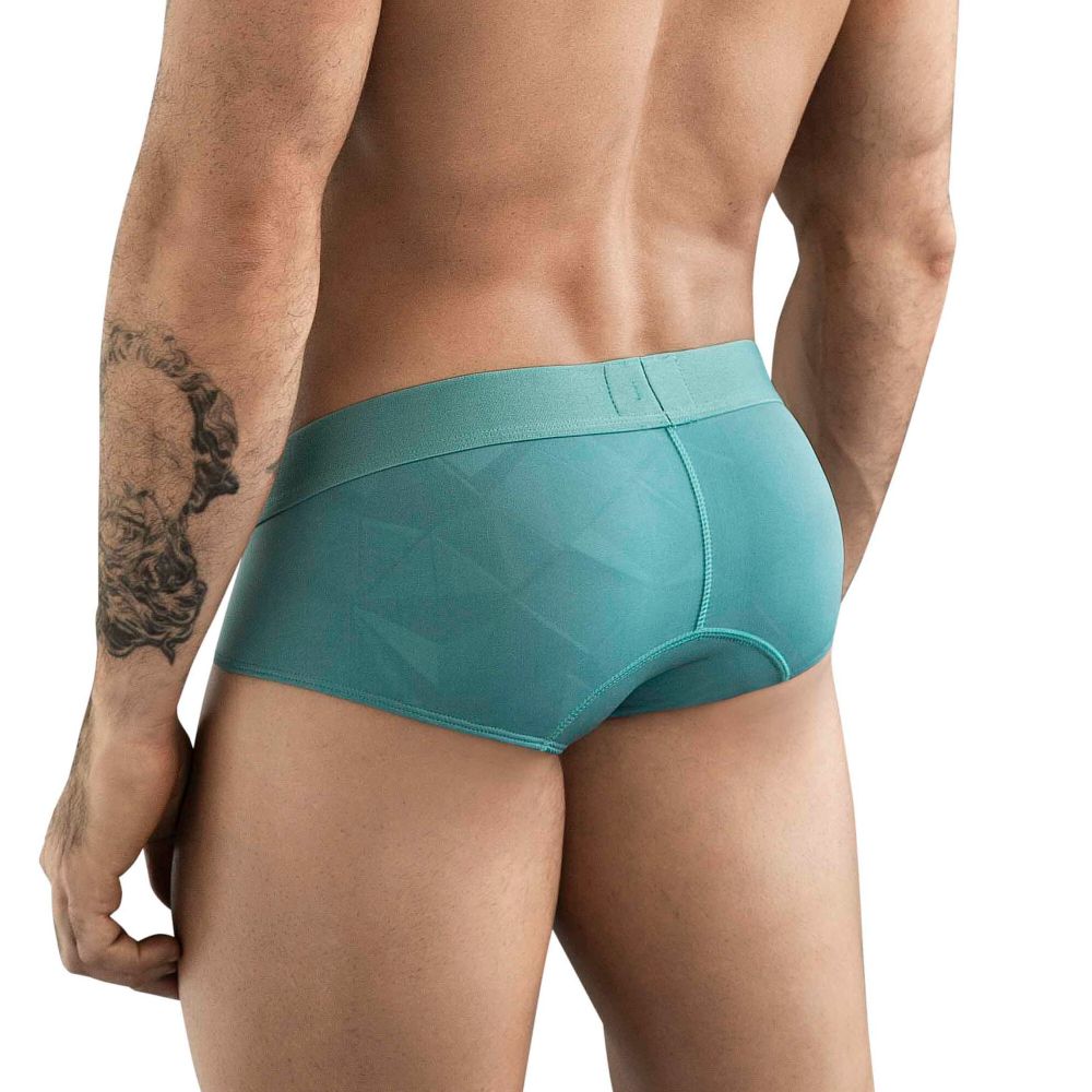Мужские трусы брифы зеленые Clever SAPPHIRE BRIEF 177610