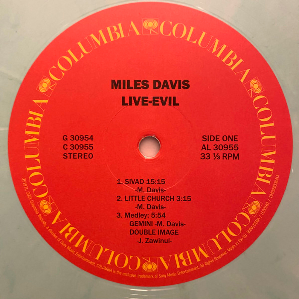 Miles Davis / Live-Evil (Coloured Vinyl)(2LP)