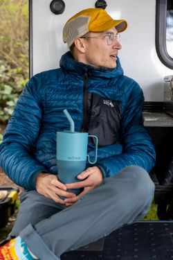 Термостакан Klean Kanteen Rise Tumbler 26oz Straw Lid (770 мл) Brittany Blue