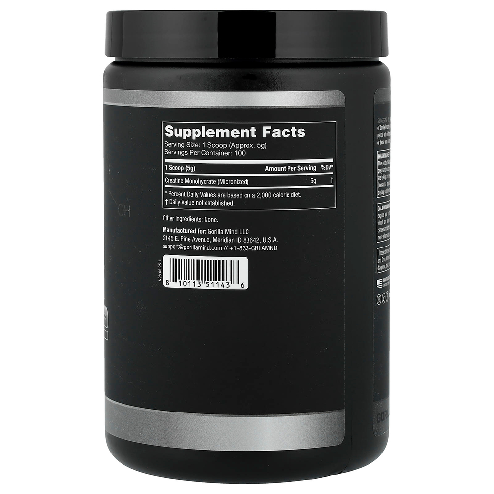 Gorilla Mind, креатин, 500 г (1,1 фунта)