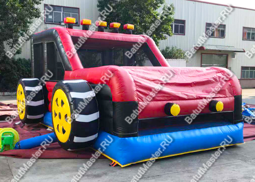 Коммерческий надувной батут "Внедорожник", 6*4*2,5 м