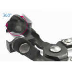 KING TONY (9AA25) Щипцы для ленточных хомутов системы охлаждения 35 мм, вращающиеся губки