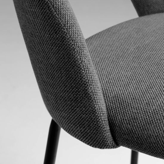 Полубарный стул Mahalia темно-серый