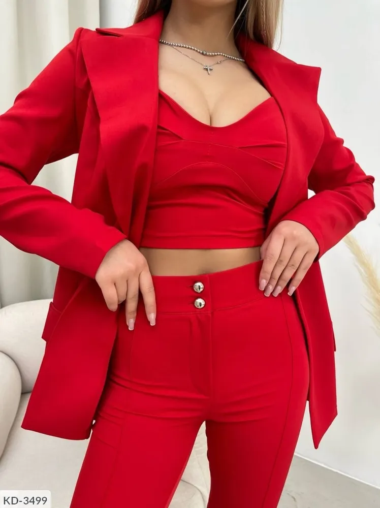 Костюм тройка KD-3487 Фабрика Моды