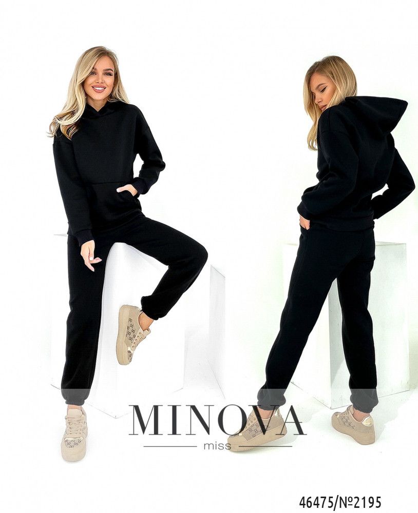 Костюм 2195-черный Minova