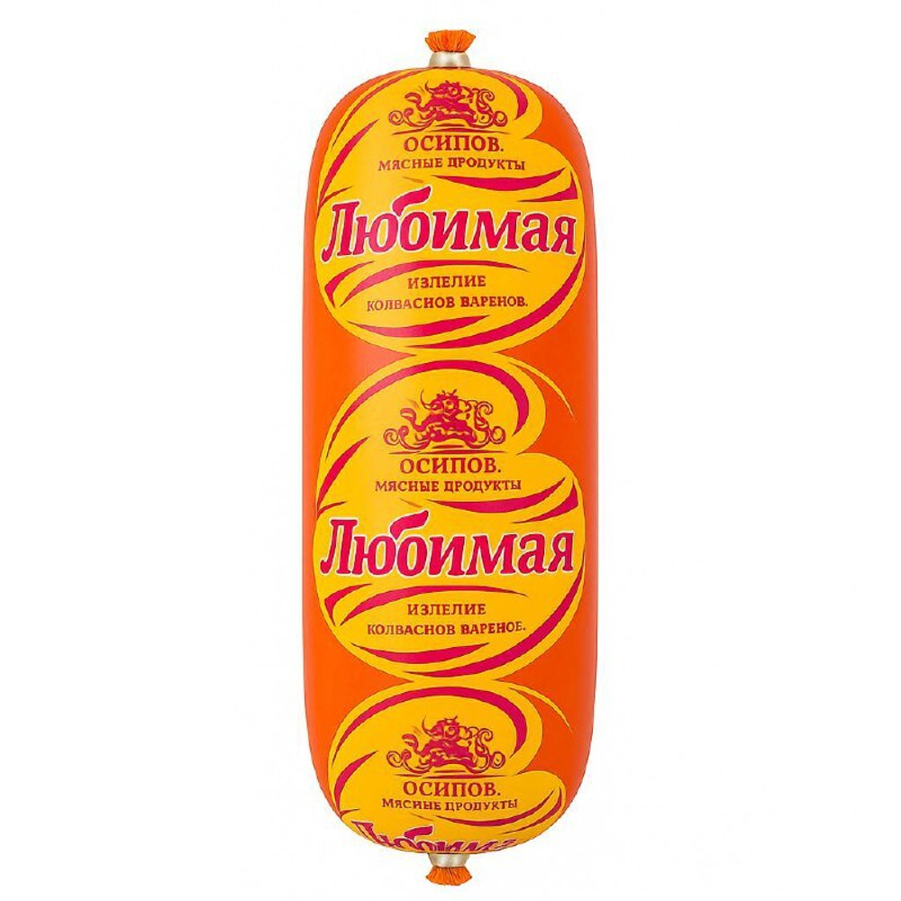 Колбаса Любительская вареная Мясные Продукты вес