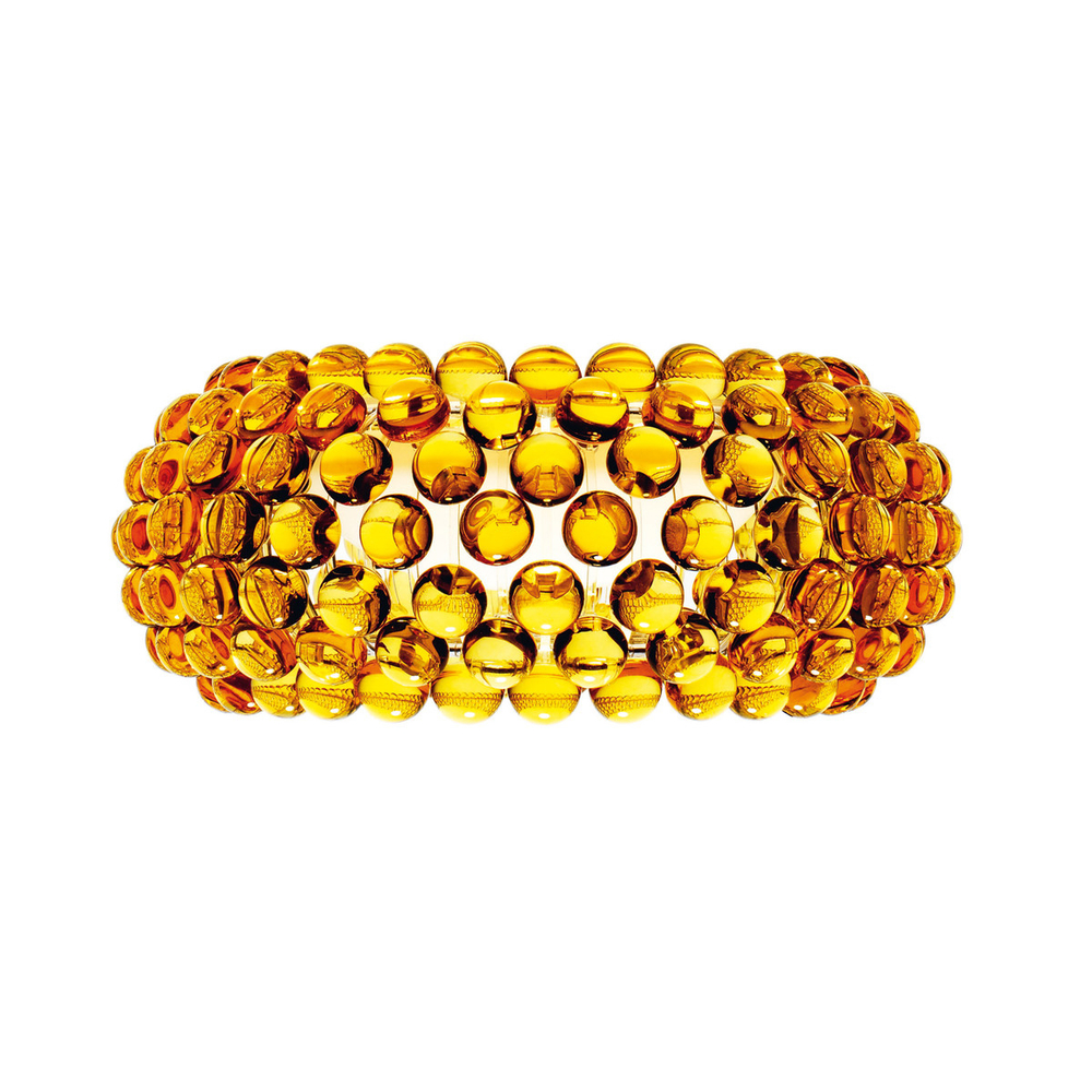 Wall design lamp  CABOCHE media by Foscarini (Amber)