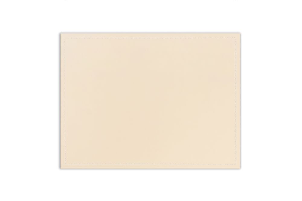 Бювар кожаный цвет слоновая кость