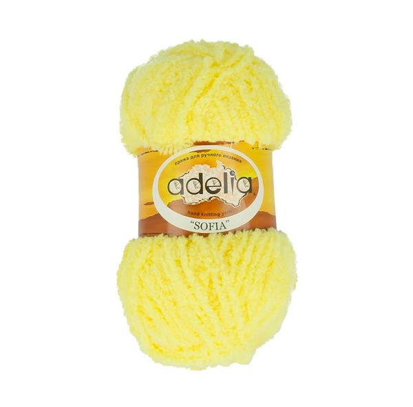 Пряжа Adelia Sofia / уп.10 мот. по 50г, 90м, 19 яр.желтый
