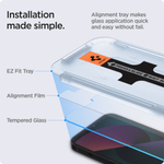 Стекло Spigen GLAS.TR ”EZ FIT” 2-PACK iPhone 13 / 13 PRO / 14 / 16Е
