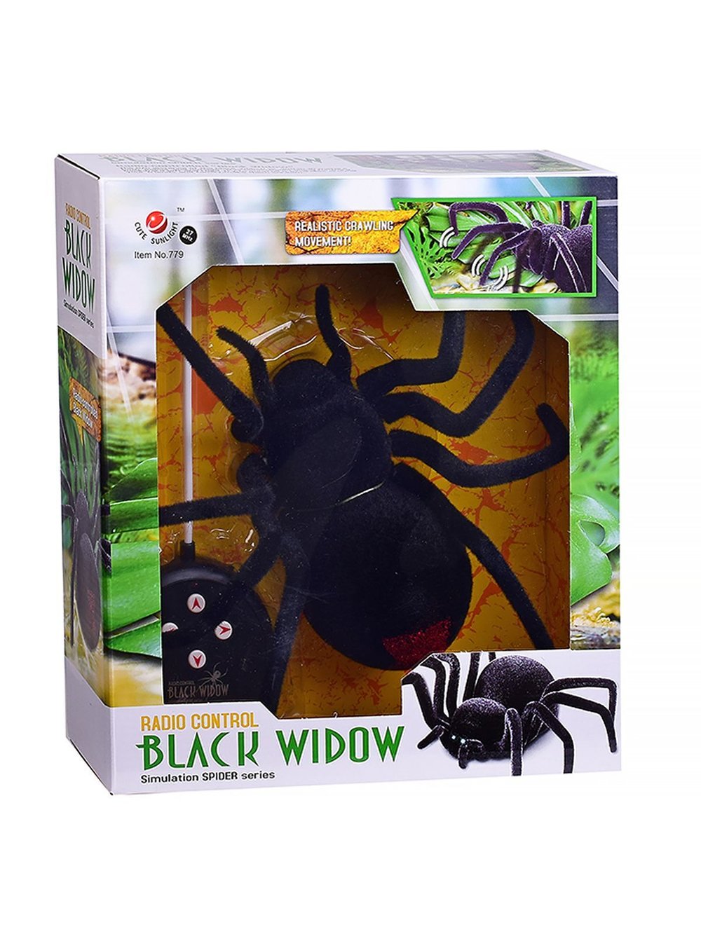 Игрушка радиоуправляемая Паук Черный (779)