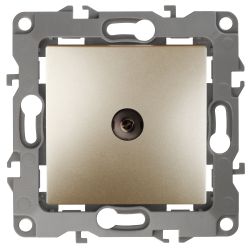 12-3101-04 ЭРА Розетка TV одиночная, IP20, Эра12, шампань | Эра 12 Шампань