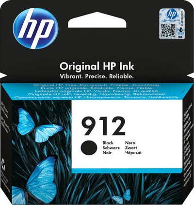HP 912 Подлинный Черный 1 шт 3YL80AE#301