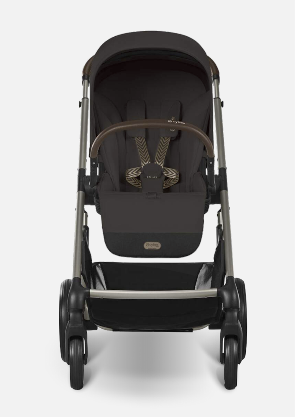 Cybex Детская коляска Balios S Lux BLK 2 в 1 цвет Chocolate Brown