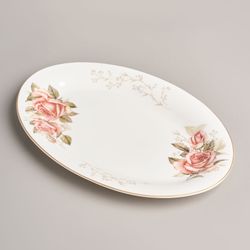 БЛЮДО ОВАЛЬНОЕ LEFARD "КОРЕЙСКАЯ РОЗА" 30 СМ (КОР=36ШТ.)