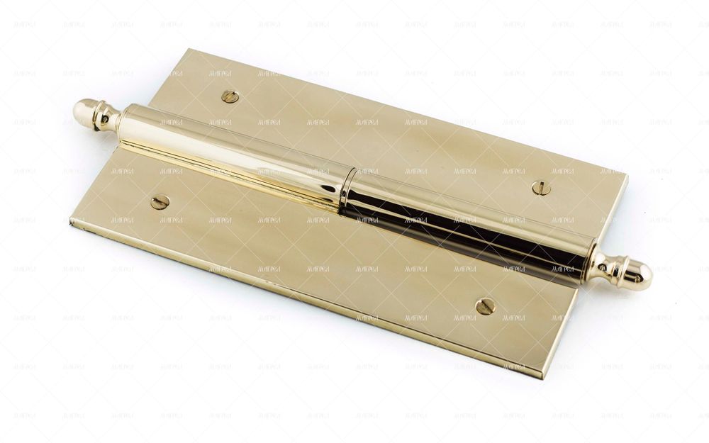 Петля карточная разъёмная усиленная сталь латунь 250х60мм Петля карточная разъёмная усиленная сталь латунь 250х60мм