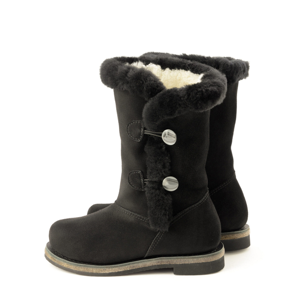 Унты женские укороченные из замши