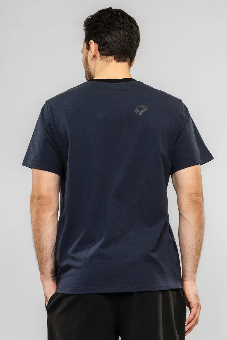 Футболка "НОХО" мужская, цвет "Полярная ночь"