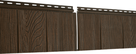 Сайдинг Ю-Пласт HOKLA Щепа Каштан 0,41м2 NEW