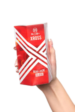 Прозрачный мастурбатор MensMax Xross Beads х Rock Close (Цвет: прозрачный)