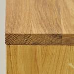 Тумба прикроватная парящая навесная 35х35х16, Дольче Вита, массив дуба с выдвижным ящиком, 1 шт, Dipriz